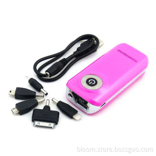 6000mAh Portable Mobile Phone Chargers for iPhone 6 with LED Light